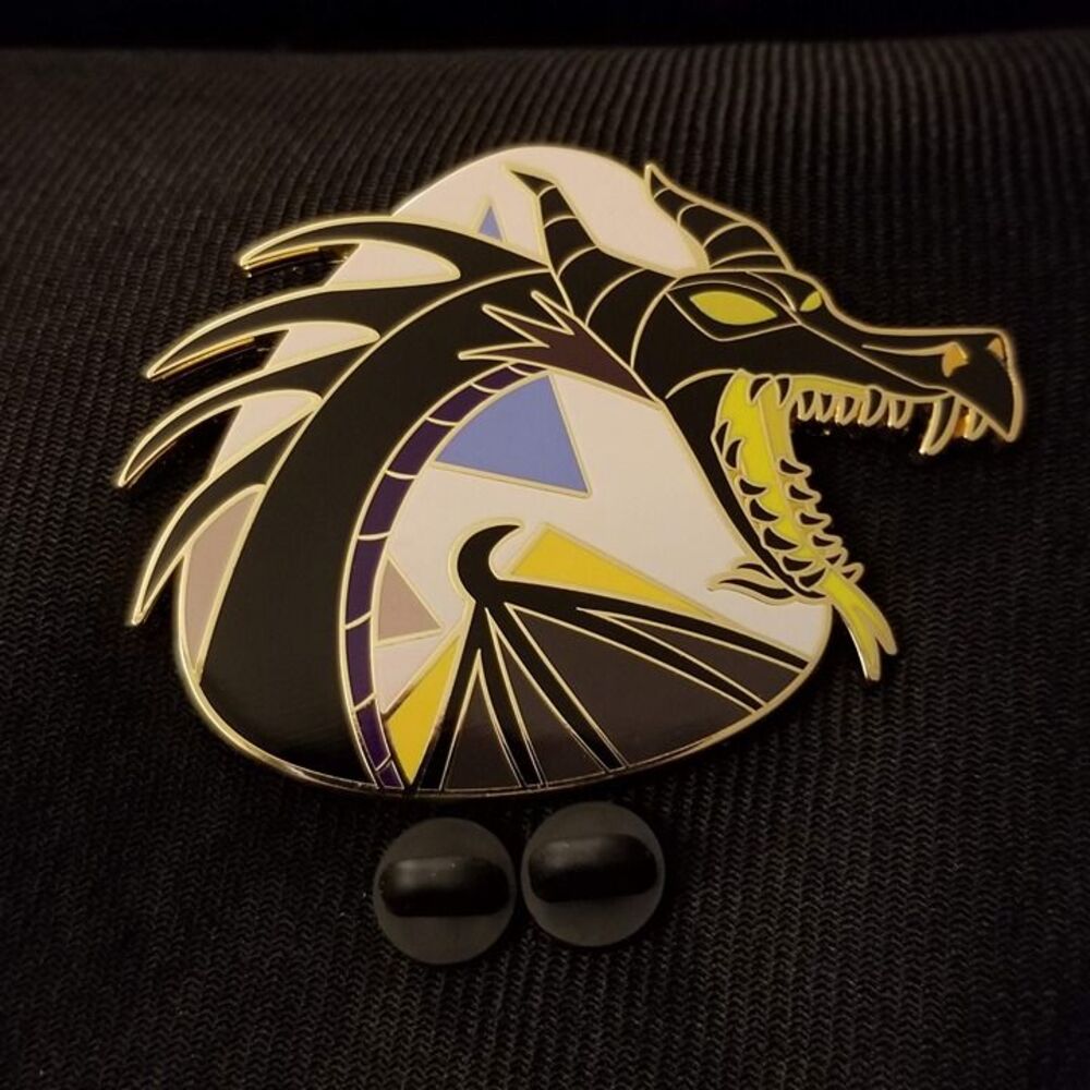 Disney Maleficent Dragon CHASER Pin Villains Rewind Jumbo PALM Sleeping Beauty